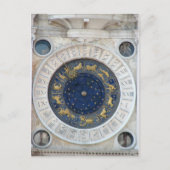 Astrologische Uhr, Piazza San Marco, Venedig Postkarte (Vorderseite)
