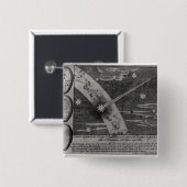Astrologisches Diagramm des Kometen Button (Vorne & Hinten)