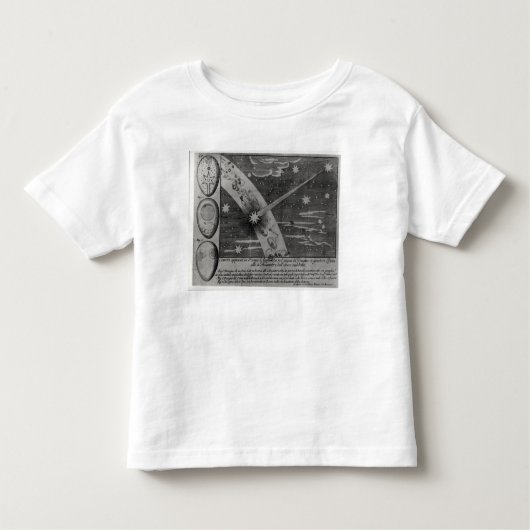 Astrologisches Diagramm des Kometen Kleinkind T-shirt (Vorderseite)