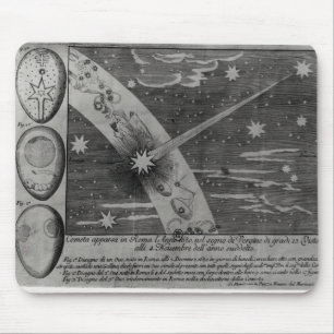 Astrologisches Diagramm des Kometen Mousepad