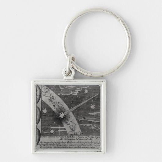 Astrologisches Diagramm des Kometen Schlüsselanhänger (Vorne)