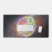 Astrologisches Diagramm Schreibtischunterlage (Tastatur & Maus)