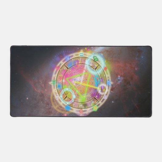 Astrologisches Diagramm Schreibtischunterlage (Vorderseite)