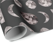 Astrologisches Himmelsmuster Geschenkpapier (Rolleneckpunkt)