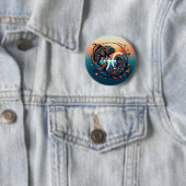 Astrologisches Horoskop-Syndrom Button (Beispiel)