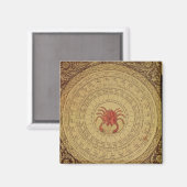 Astrologisches Krebstabelle Magnet (Vorderseite/Rückseite)
