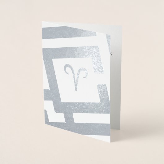 Astrologisches Signieren Silver Decoder benutzerde Folienkarte (Vorderseite)