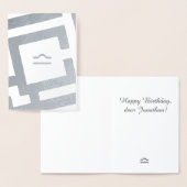 Astrologisches Signieren von Libra Silver Decoder  Folienkarte (Anzeige)