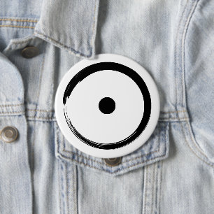 Astrologisches Sonnenzeichen - Zen-Kreis 1 des Bud Button