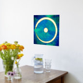 Astrologisches Sonnenzeichen - Zen-Kreis 1 des Bud Foliendrucke (Ablage(Küche))