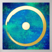 Astrologisches Sonnenzeichen - Zen-Kreis 1 des Bud Foliendrucke (Vorderseite)