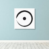 Astrologisches Sonnenzeichen - Zen-Kreis 1 des Bud Leinwanddruck (Insitu (Holzboden))