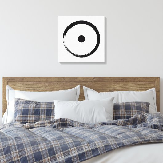 Astrologisches Sonnenzeichen - Zen-Kreis 1 des Bud Leinwanddruck (Insitu (Schlafzimmer))
