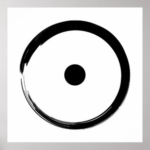 Astrologisches Sonnenzeichen - Zen-Kreis 1 des Bud Poster