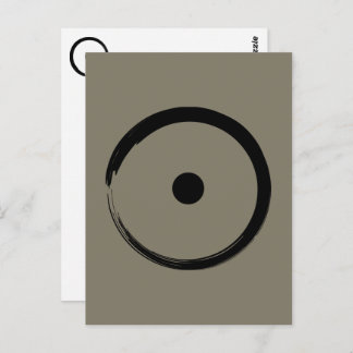 Astrologisches Sonnenzeichen - Zen-Kreis 1 des Bud Postkarte