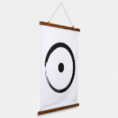 Astrologisches Sonnenzeichen - Zen-Kreis 1 des Bud Wandteppich Mit Holzrahmen (Gewinkelt)