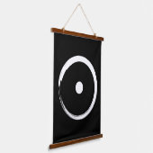 Astrologisches Sonnenzeichen - Zen-Kreis 2 des Bud Wandteppich Mit Holzrahmen (Gewinkelt)