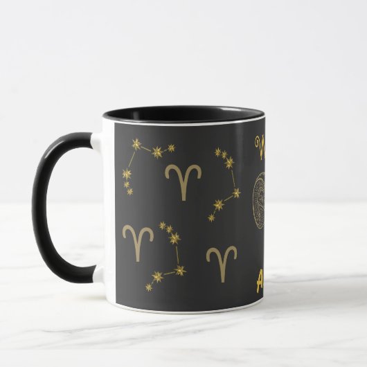 Astrologisches Sternzeichen Widder - Tasse (Links)