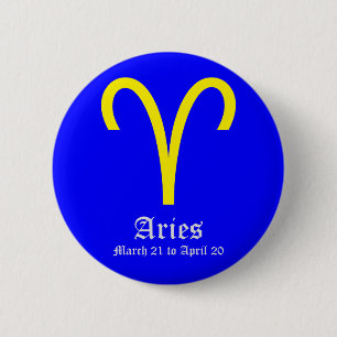ASTROLOGISCHES ZEICHEN, SYMBOL ZODIAC BUTTON