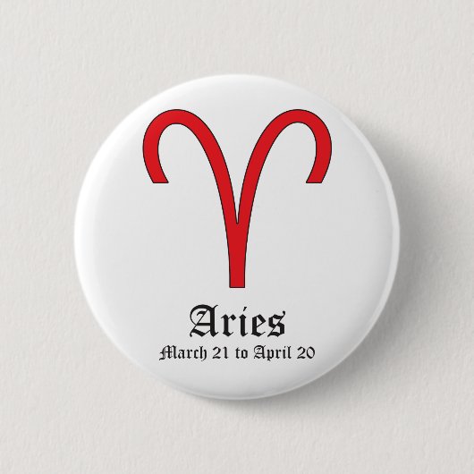ASTROLOGISCHES ZEICHEN, SYMBOL ZODIAC BUTTON (Vorderseite)