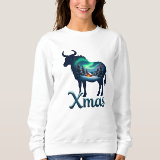 Astrologisches Zeichen Taurus Weihnachtsfeier Sweatshirt