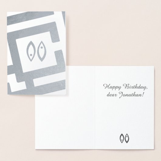 Astrologisches Zeichenverhalten Silver Decoder ben Folienkarte (Anzeige)