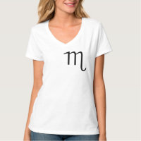 Astrologisches Zodiaka Scorpio T-Shirt Skorpion