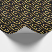 Astrologisches Zodiaka-Zeichen Sonnensignatur-Kreb Geschenkpapier (Ecke)