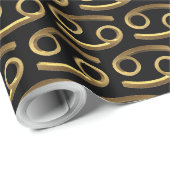 Astrologisches Zodiaka-Zeichen Sonnensignatur-Kreb Geschenkpapier (Rolleneckpunkt)