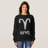 Astrology Aries Zodiac Sweatshirt (Vorne ganz)