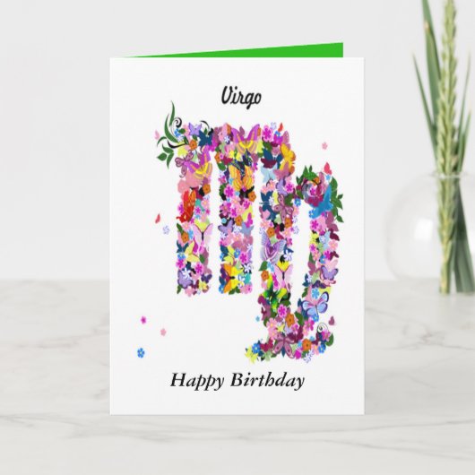 Astrology Birthday Card Karte (Vorderseite)
