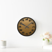 Astrology Clock Horoscope Clocks - Customize Runde Wanduhr (Zuhause)