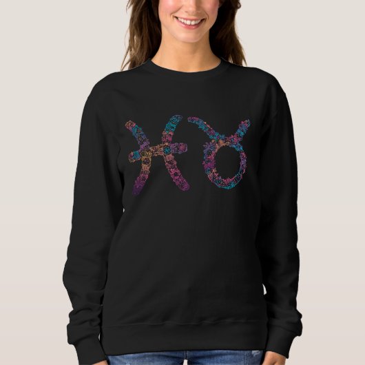 Astrology Horoscope Zodiac Signs Gemini and Taurus Sweatshirt (Vorderseite)