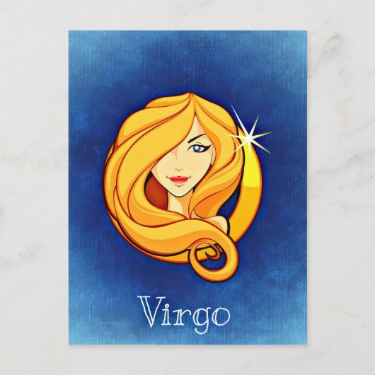 Astrology Sign Virgo Postkarte (Vorderseite)