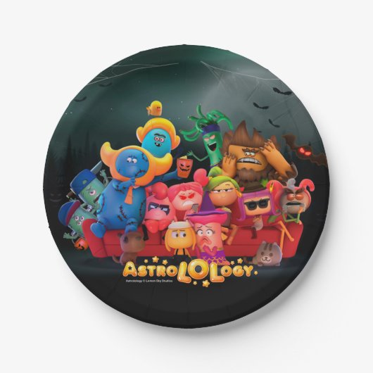 AstroLOLogy Halloween-Papierplatte Pappteller (Vorderseite)