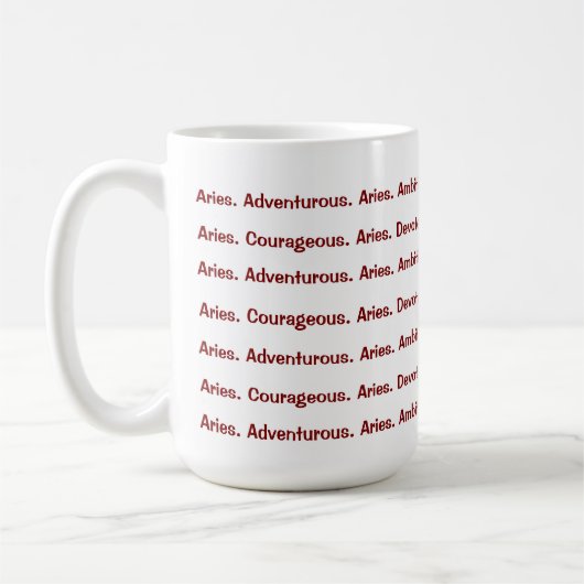 AstroloME Aries Kaffeetasse (Links)