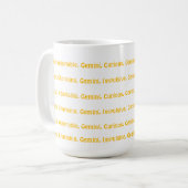 AstroloME Gemini Tasse (Vorderseite Links)