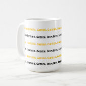 AstroloME Gemini Tasse (Vorderseite Links)