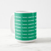 AstroloME Taurus Kaffeetasse (Vorderseite Links)