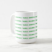 AstroloME Taurus Kaffeetasse (Vorderseite Links)