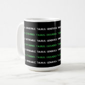 AstroloME Taurus Kaffeetasse (Vorderseite Links)