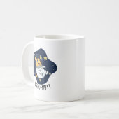 Astromutt Funny Dog Astronaut Puff Kaffeetasse (Vorderseite Links)