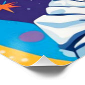 ASTRONABY TABBY CAT 3 POSTER (Ecke)