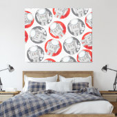 Astronaught Leinwanddruck (Insitu (Schlafzimmer))
