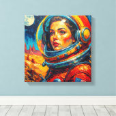 ASTRONAUT 17 LEINWANDDRUCK (Insitu (Holzboden))