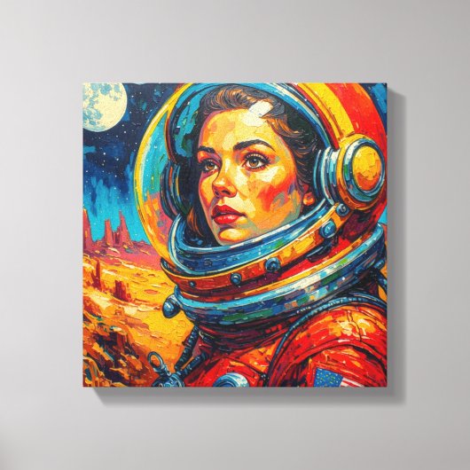 ASTRONAUT 17 LEINWANDDRUCK (Vorderseite)