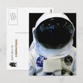 Astronaut 1b Postkarte (Vorne/Hinten)