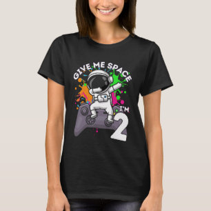 Astronaut 2. Geburtstag Weltraumliebend T-Shirt