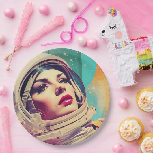 Astronaut Abstrakt Space Paper Teller (Party)