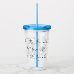 Astronaut Acrylic Tumbler Acryltrinkbecher